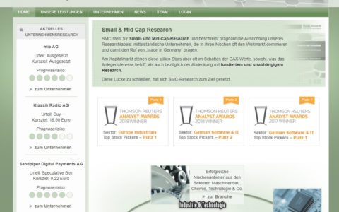 WordPress in der Wartung: smc-research.com